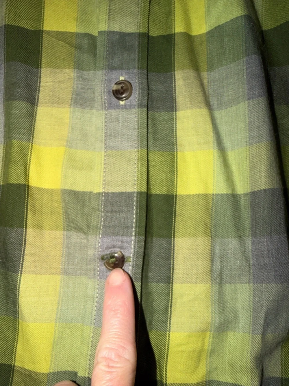 North Face Mens Plaid Long Sleeve Shirt XL